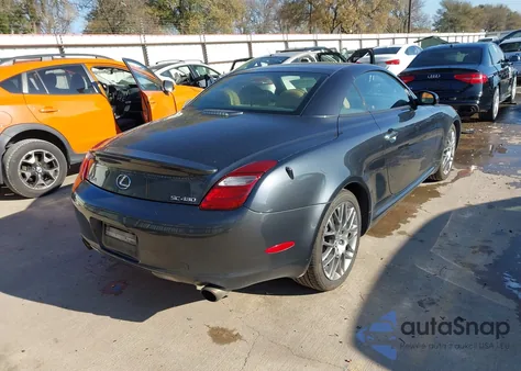 2006 Lexus Sc 430 z USA, uszkodzony, nr VIN JTHFN48Y369009257